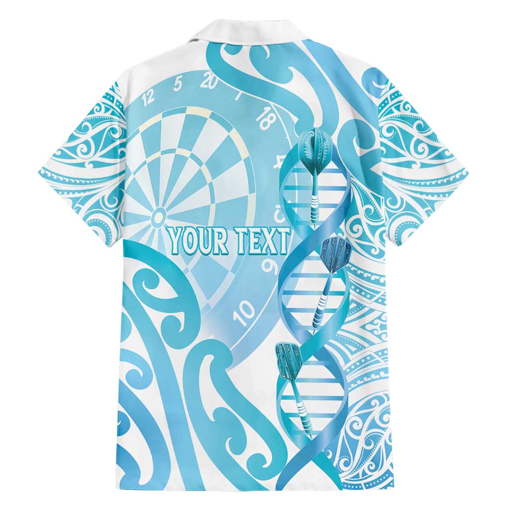 Personalised New Zealand Darts Family Matching Puletasi and Hawaiian Shirt Aotearoa Maori Its In My DNA White - Aussie Hoodie