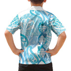 Personalised New Zealand Darts Family Matching Short Sleeve Bodycon Dress and Hawaiian Shirt Aotearoa Maori Its In My DNA White - Aussie Hoodie