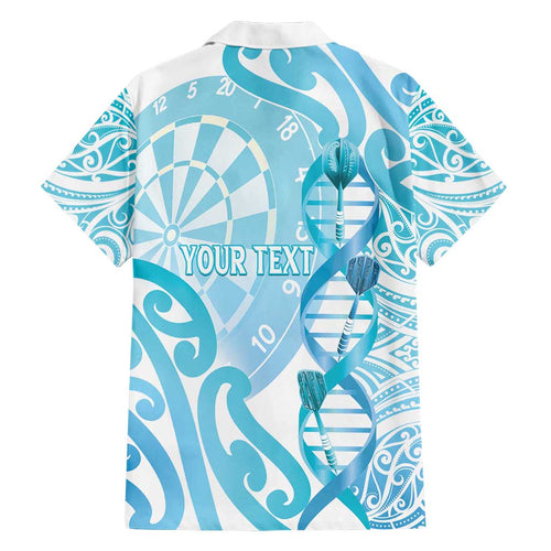 Personalised New Zealand Darts Family Matching Summer Maxi Dress and Hawaiian Shirt Aotearoa Maori Its In My DNA White - Aussie Hoodie