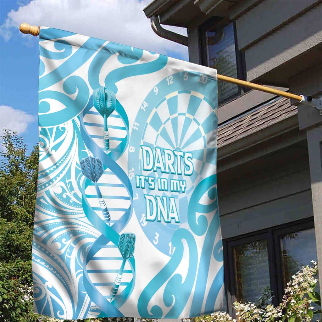 New Zealand Darts Garden Flag Aotearoa Maori Its In My DNA White - Aussie Hoodie