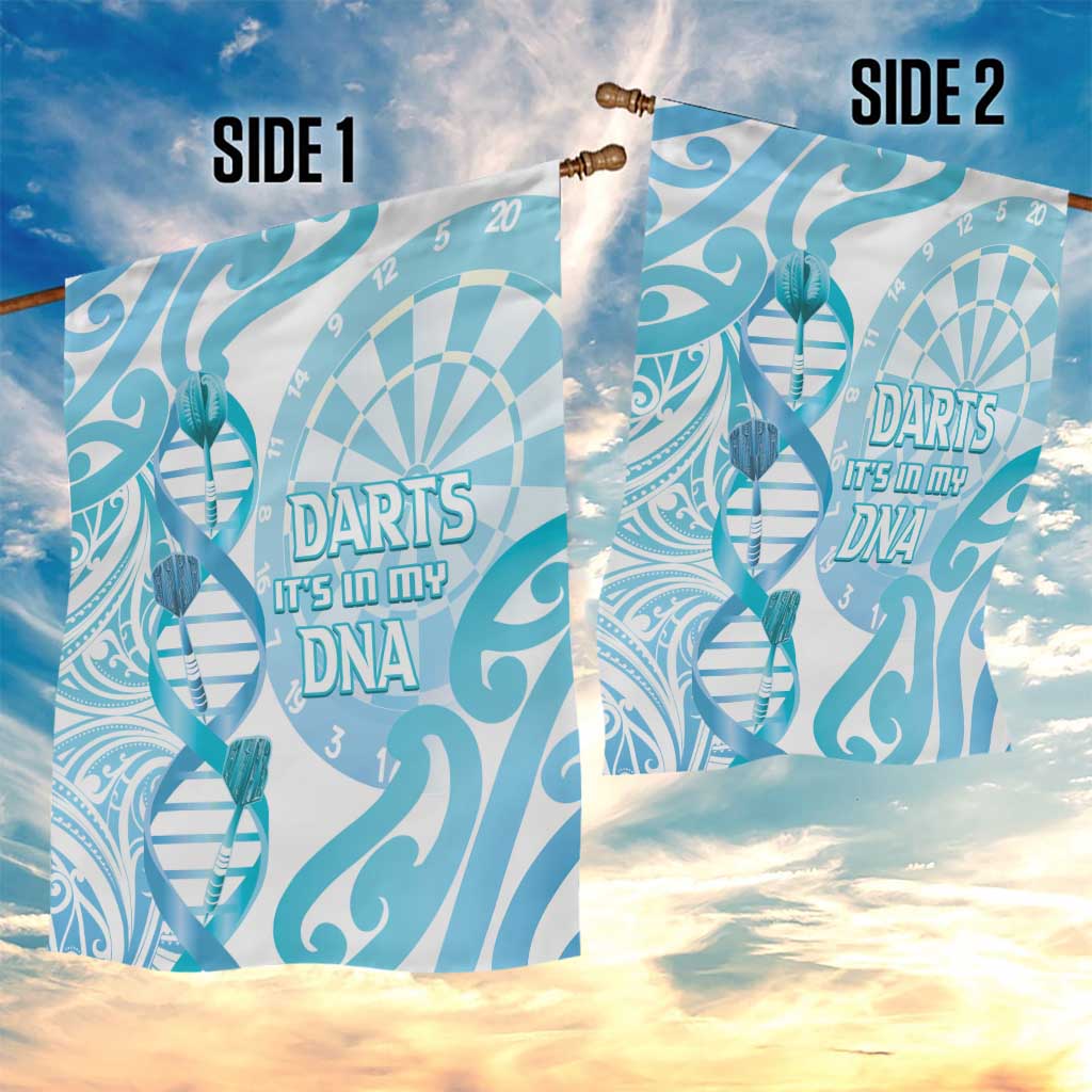 New Zealand Darts Garden Flag Aotearoa Maori Its In My DNA White - Aussie Hoodie
