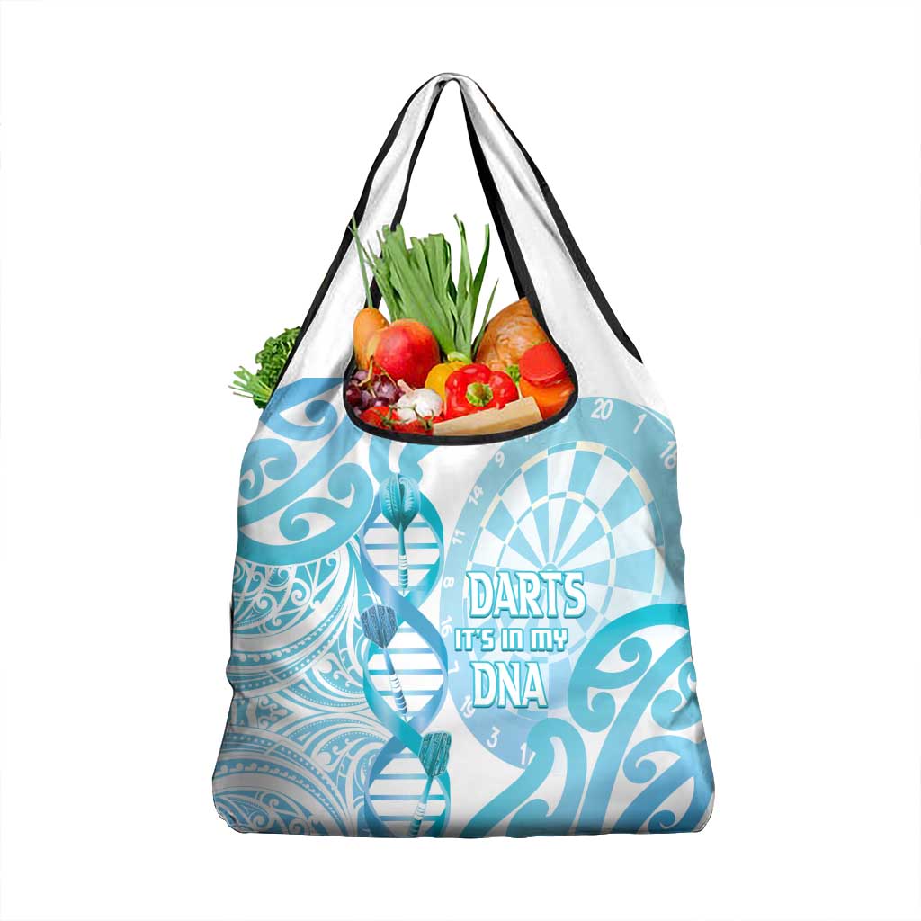 New Zealand Darts Grocery Bag Aotearoa Maori Its In My DNA White - Aussie Hoodie
