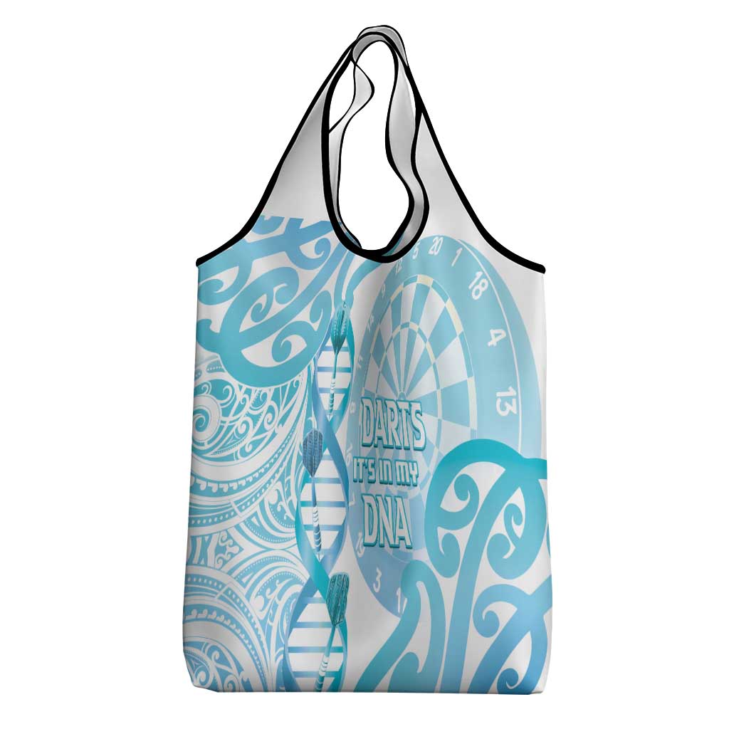 New Zealand Darts Grocery Bag Aotearoa Maori Its In My DNA White - Aussie Hoodie