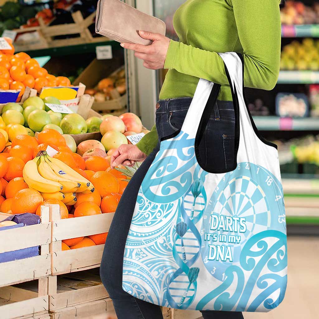 New Zealand Darts Grocery Bag Aotearoa Maori Its In My DNA White - Aussie Hoodie