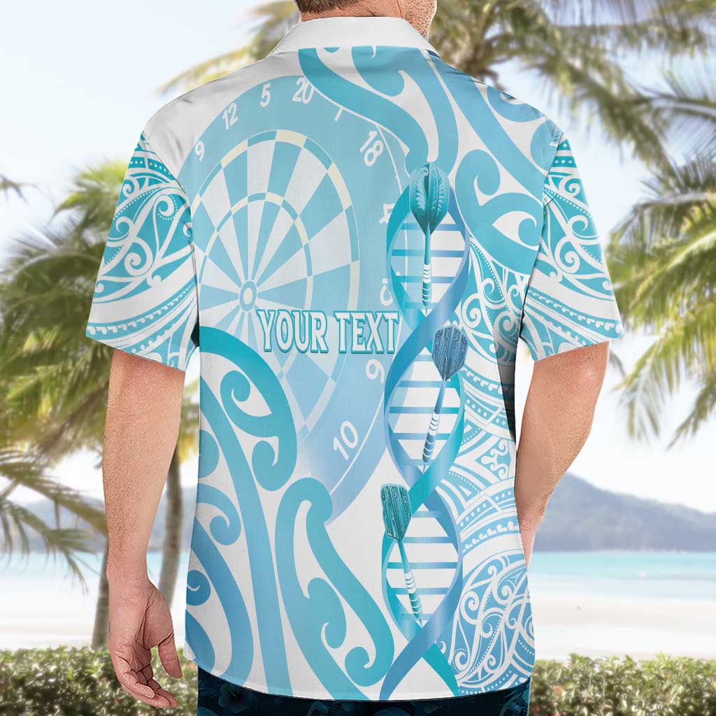 Personalised New Zealand Darts Hawaiian Shirt Aotearoa Maori Its In My DNA White - Aussie Hoodie