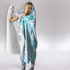 New Zealand Darts Hooded Blanket Aotearoa Maori Its In My DNA White - Aussie Hoodie