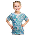 Personalised New Zealand Darts Kid T Shirt Aotearoa Maori Its In My DNA White - Aussie Hoodie