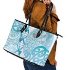 New Zealand Darts Leather Tote Bag Aotearoa Maori Its In My DNA White - Aussie Hoodie