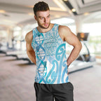 Personalised New Zealand Darts Men Tank Top Aotearoa Maori Its In My DNA White - Aussie Hoodie