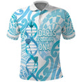 Personalised New Zealand Darts Polo Shirt Aotearoa Maori Its In My DNA White - Aussie Hoodie