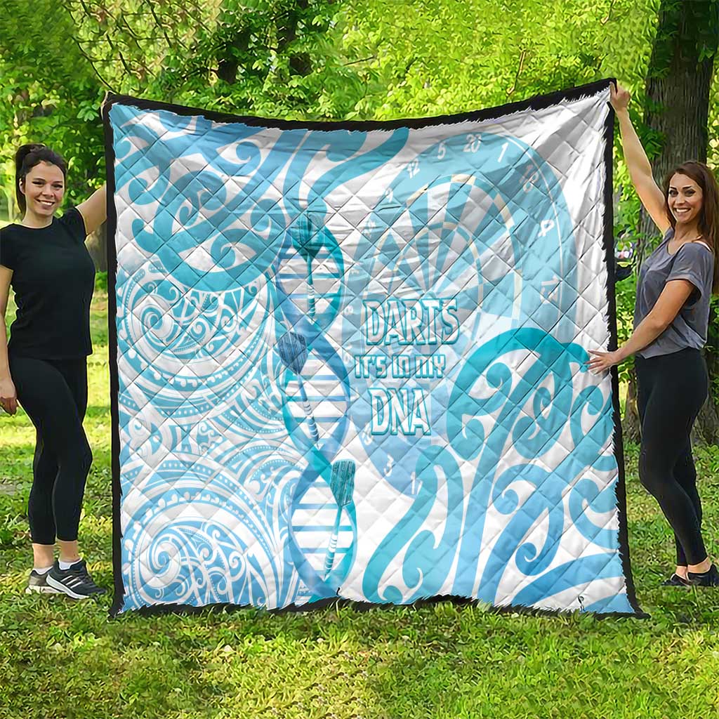 New Zealand Darts Quilt Aotearoa Maori Its In My DNA White - Aussie Hoodie