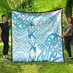 New Zealand Darts Quilt Aotearoa Maori Its In My DNA White - Aussie Hoodie