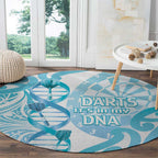 New Zealand Darts Round Carpet Aotearoa Maori Its In My DNA White - Aussie Hoodie