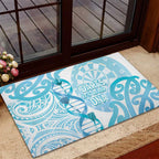 New Zealand Darts Rubber Doormat Aotearoa Maori Its In My DNA White - Aussie Hoodie