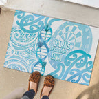 New Zealand Darts Rubber Doormat Aotearoa Maori Its In My DNA White - Aussie Hoodie