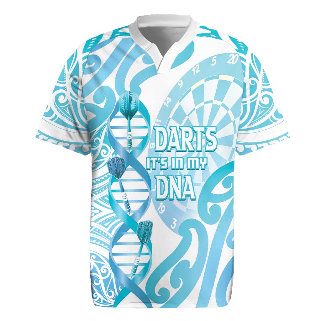 Personalised New Zealand Darts Rugby Jersey Aotearoa Maori Its In My DNA White - Aussie Hoodie