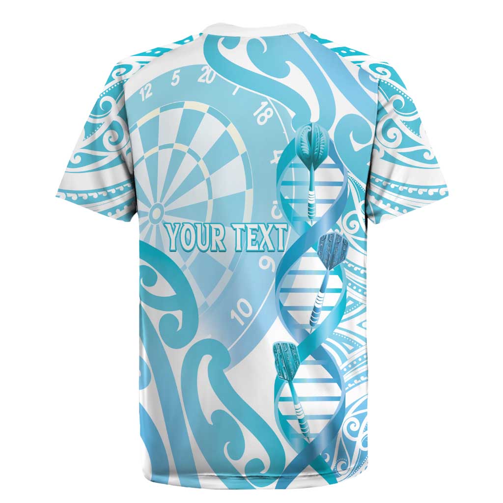 Personalised New Zealand Darts Rugby Jersey Aotearoa Maori Its In My DNA White - Aussie Hoodie
