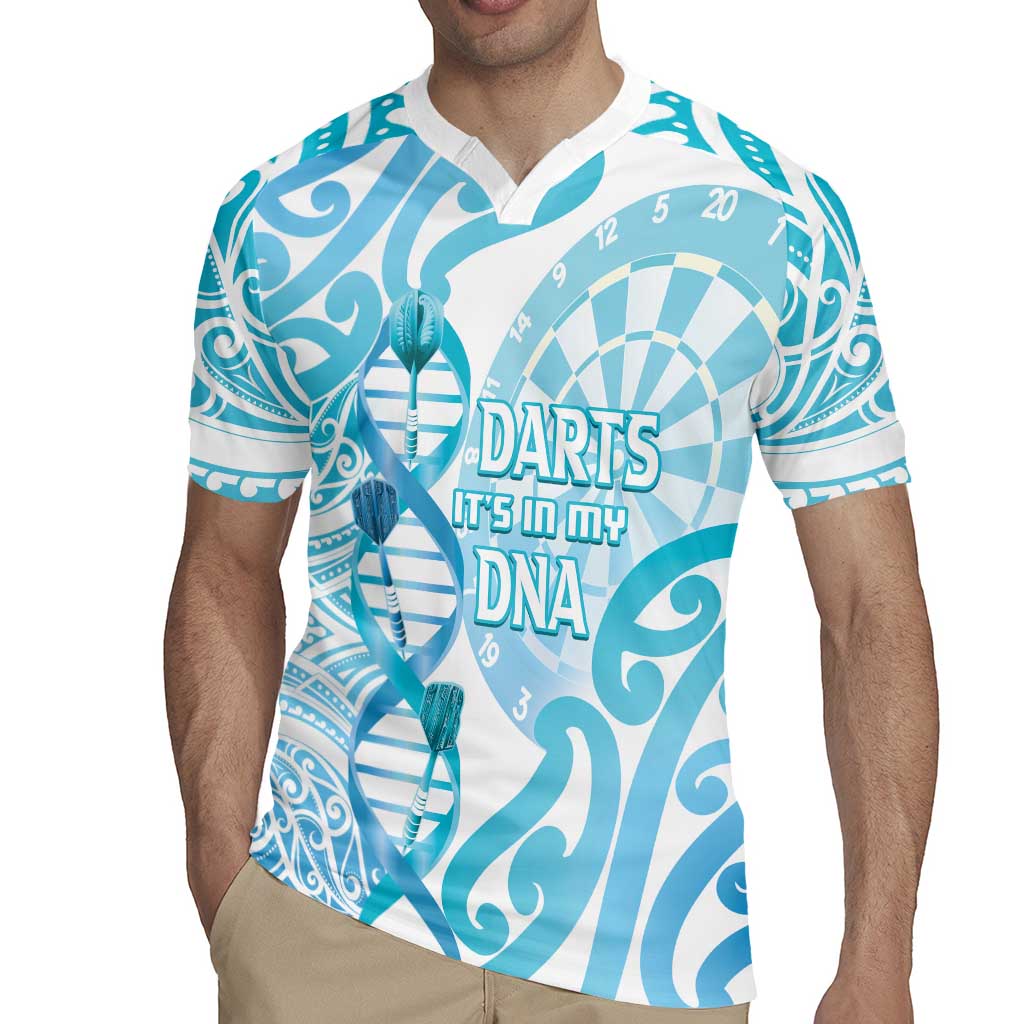Personalised New Zealand Darts Rugby Jersey Aotearoa Maori Its In My DNA White - Aussie Hoodie