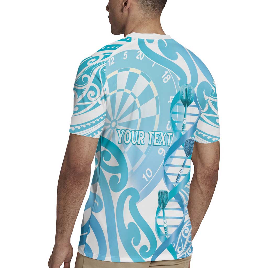 Personalised New Zealand Darts Rugby Jersey Aotearoa Maori Its In My DNA White - Aussie Hoodie