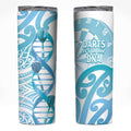 New Zealand Darts Skinny Tumbler Aotearoa Maori Its In My DNA White - Aussie Hoodie