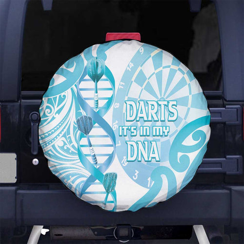 New Zealand Darts Spare Tire Cover Aotearoa Maori Its In My DNA White - Aussie Hoodie