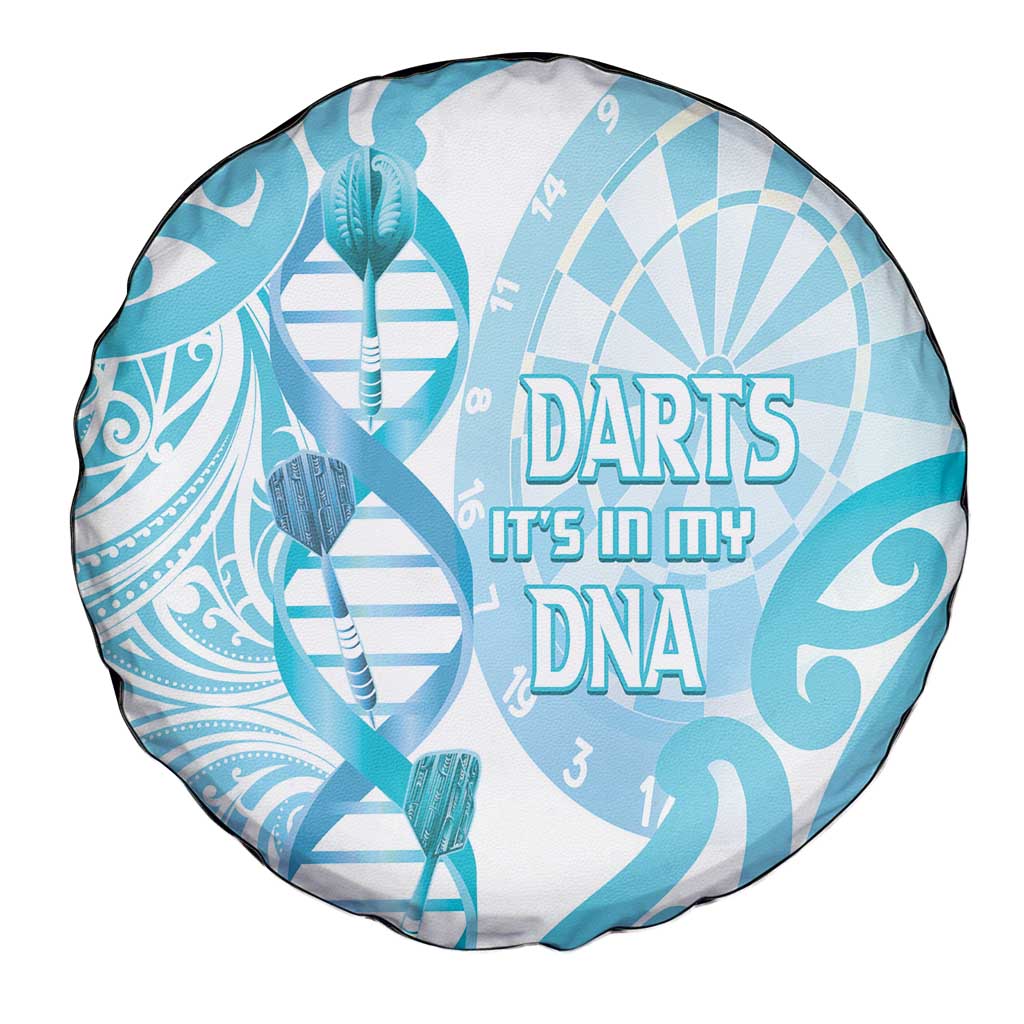 New Zealand Darts Spare Tire Cover Aotearoa Maori Its In My DNA White - Aussie Hoodie