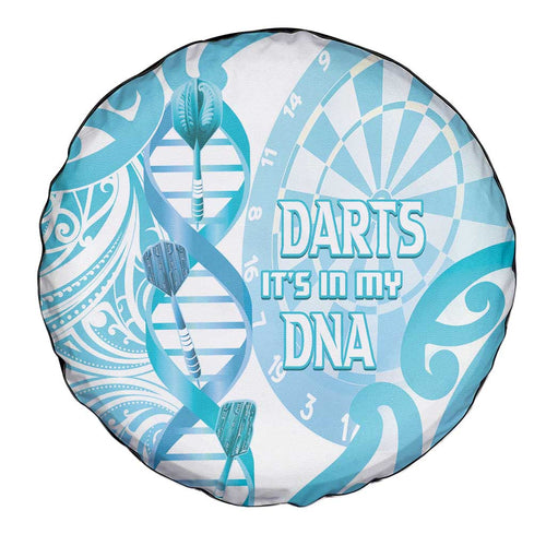 New Zealand Darts Spare Tire Cover Aotearoa Maori Its In My DNA White - Aussie Hoodie