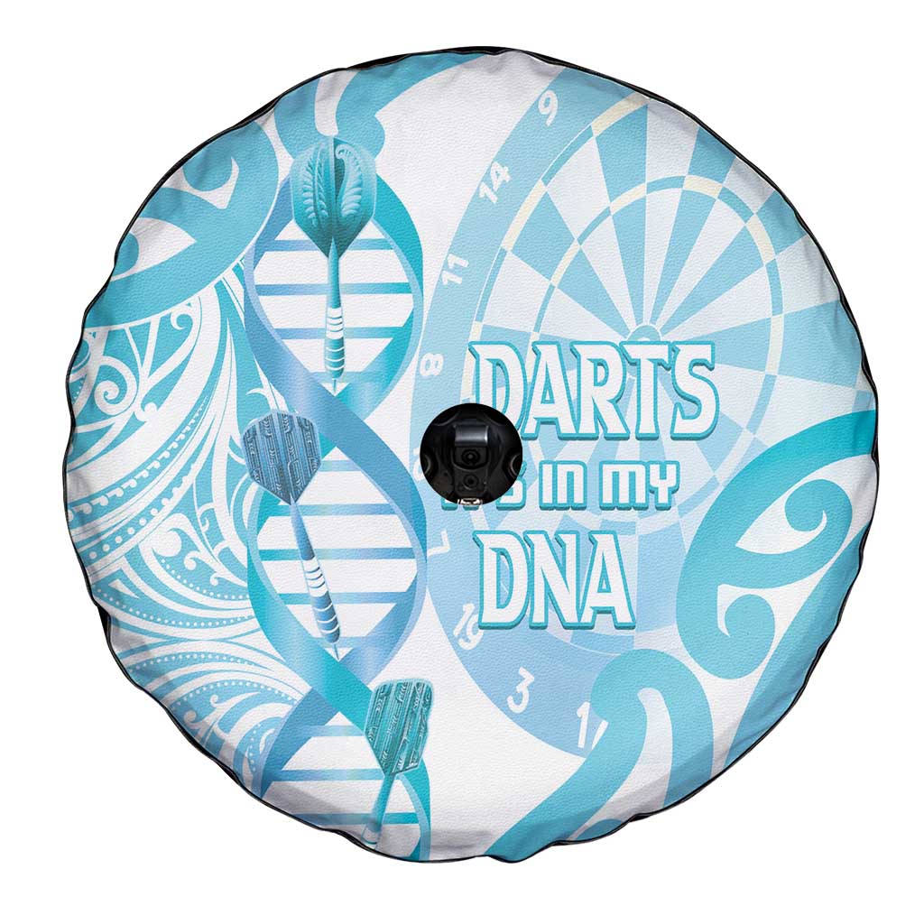 New Zealand Darts Spare Tire Cover Aotearoa Maori Its In My DNA White - Aussie Hoodie