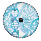 New Zealand Darts Spare Tire Cover Aotearoa Maori Its In My DNA White - Aussie Hoodie