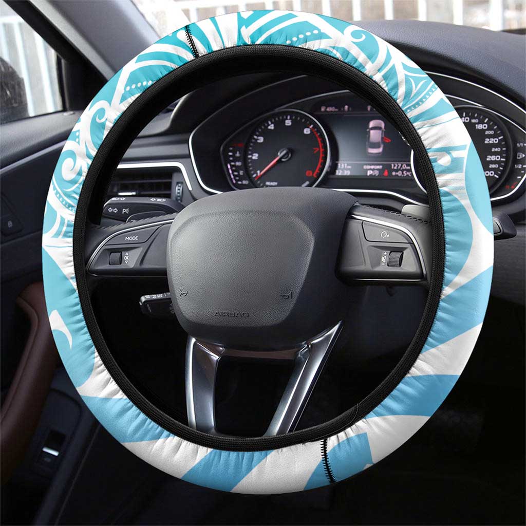 New Zealand Darts Steering Wheel Cover Aotearoa Maori Its In My DNA White - Aussie Hoodie