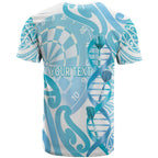 Personalised New Zealand Darts T Shirt Aotearoa Maori Its In My DNA White - Aussie Hoodie