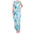 Personalised New Zealand Darts Tank Maxi Dress Aotearoa Maori Its In My DNA White - Aussie Hoodie