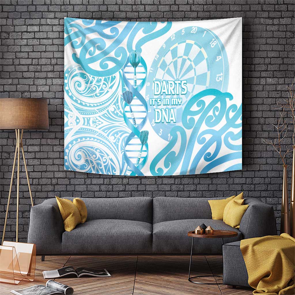 New Zealand Darts Tapestry Aotearoa Maori Its In My DNA White - Aussie Hoodie