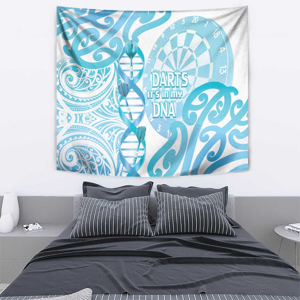 New Zealand Darts Tapestry Aotearoa Maori Its In My DNA White - Aussie Hoodie