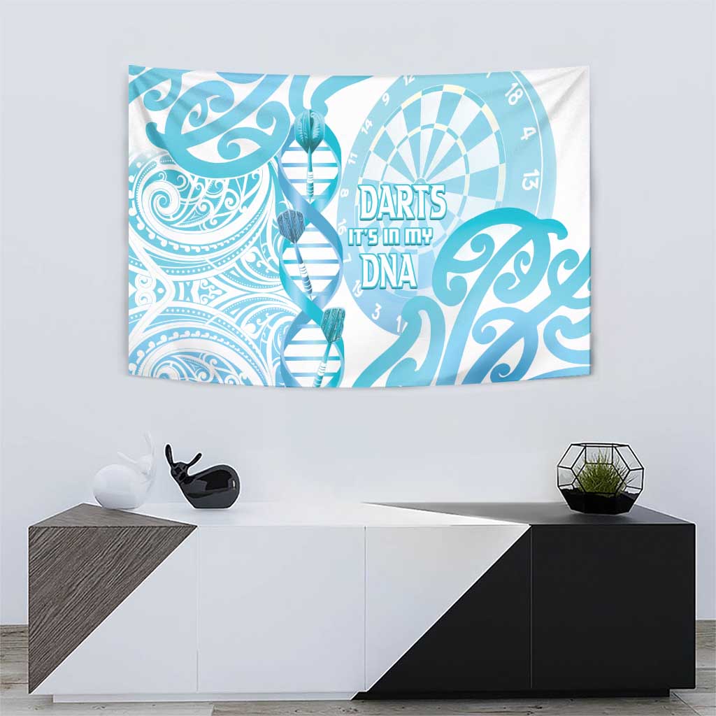 New Zealand Darts Tapestry Aotearoa Maori Its In My DNA White - Aussie Hoodie