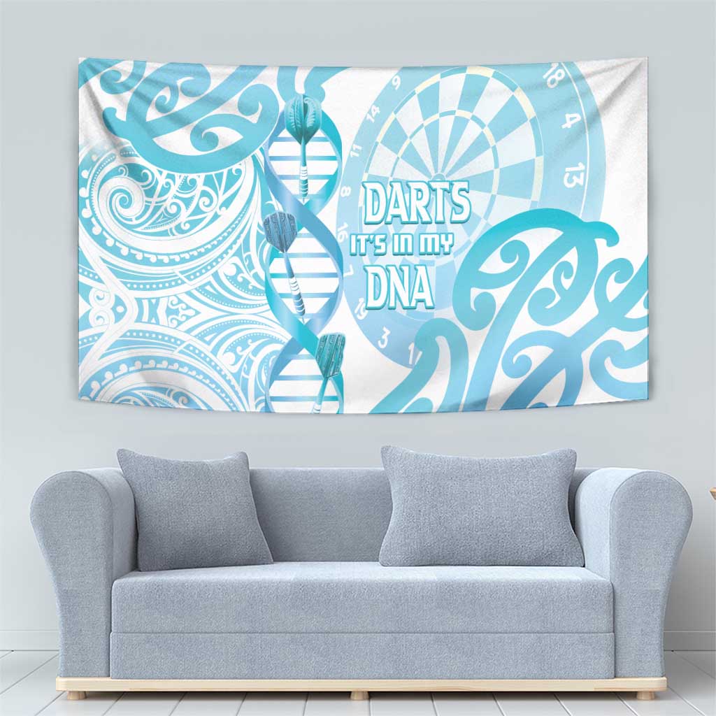 New Zealand Darts Tapestry Aotearoa Maori Its In My DNA White - Aussie Hoodie