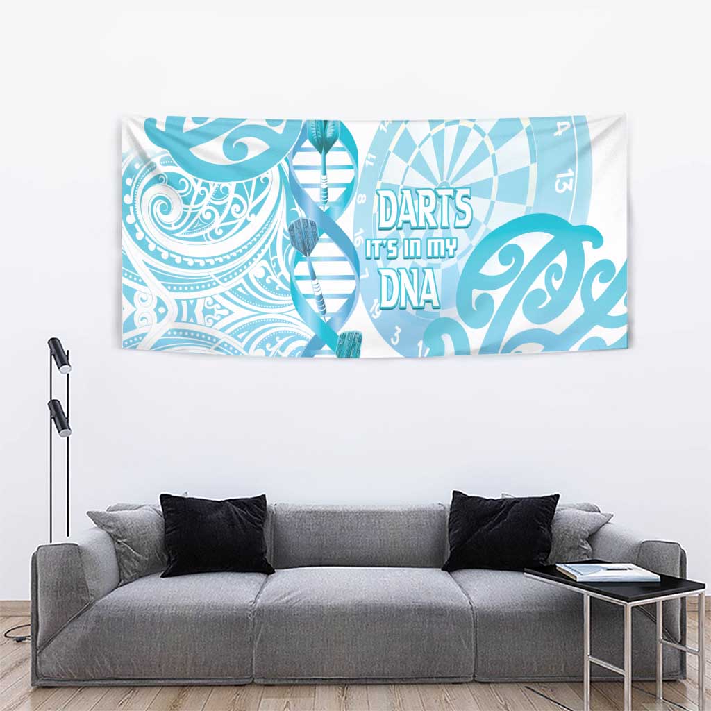 New Zealand Darts Tapestry Aotearoa Maori Its In My DNA White - Aussie Hoodie