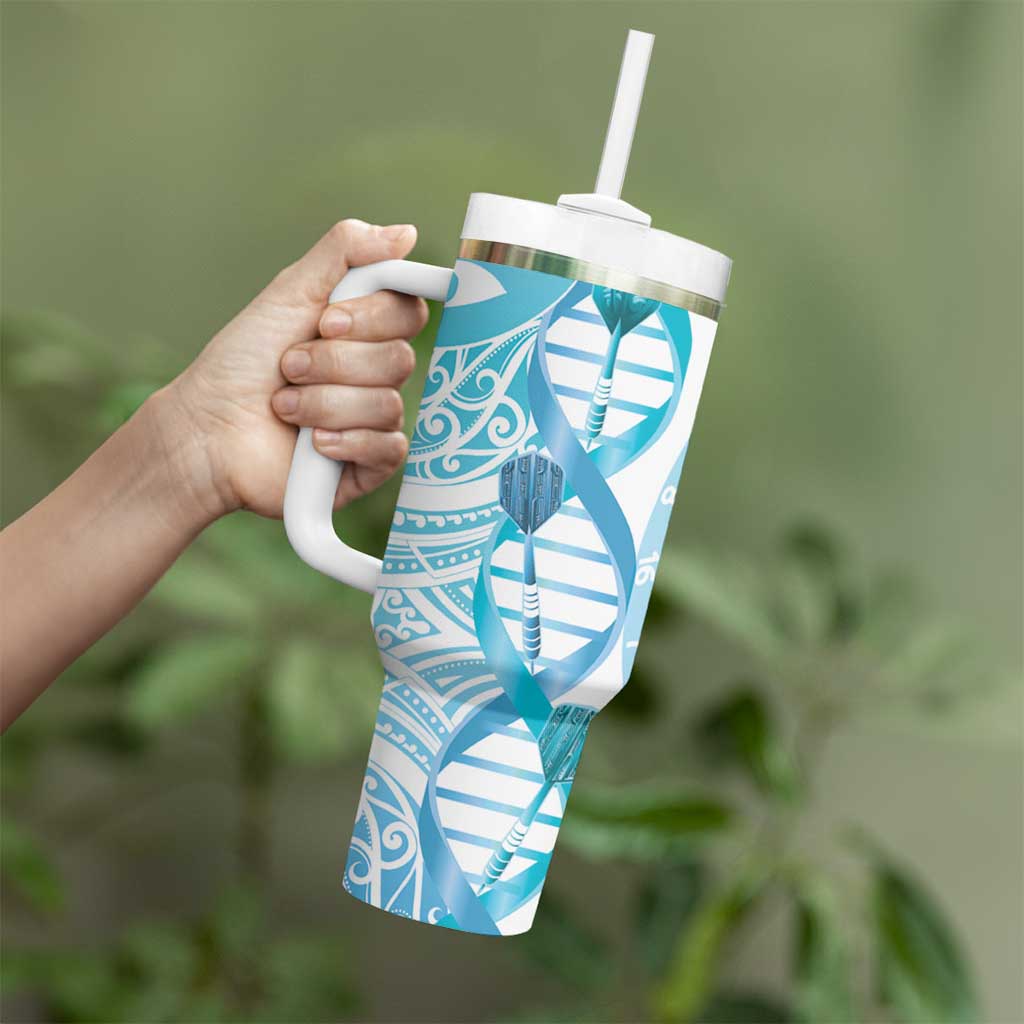 New Zealand Darts Tumbler With Handle Aotearoa Maori Its In My DNA White - Aussie Hoodie