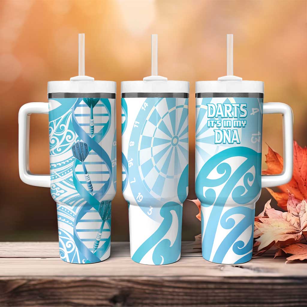 New Zealand Darts Tumbler With Handle Aotearoa Maori Its In My DNA White - Aussie Hoodie
