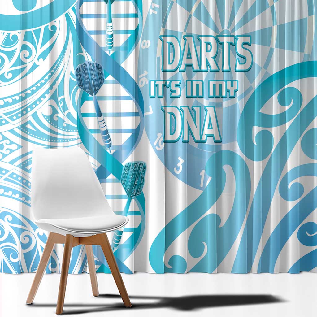 New Zealand Darts Window Curtain Aotearoa Maori Its In My DNA White - Aussie Hoodie