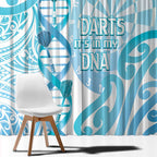 New Zealand Darts Window Curtain Aotearoa Maori Its In My DNA White - Aussie Hoodie