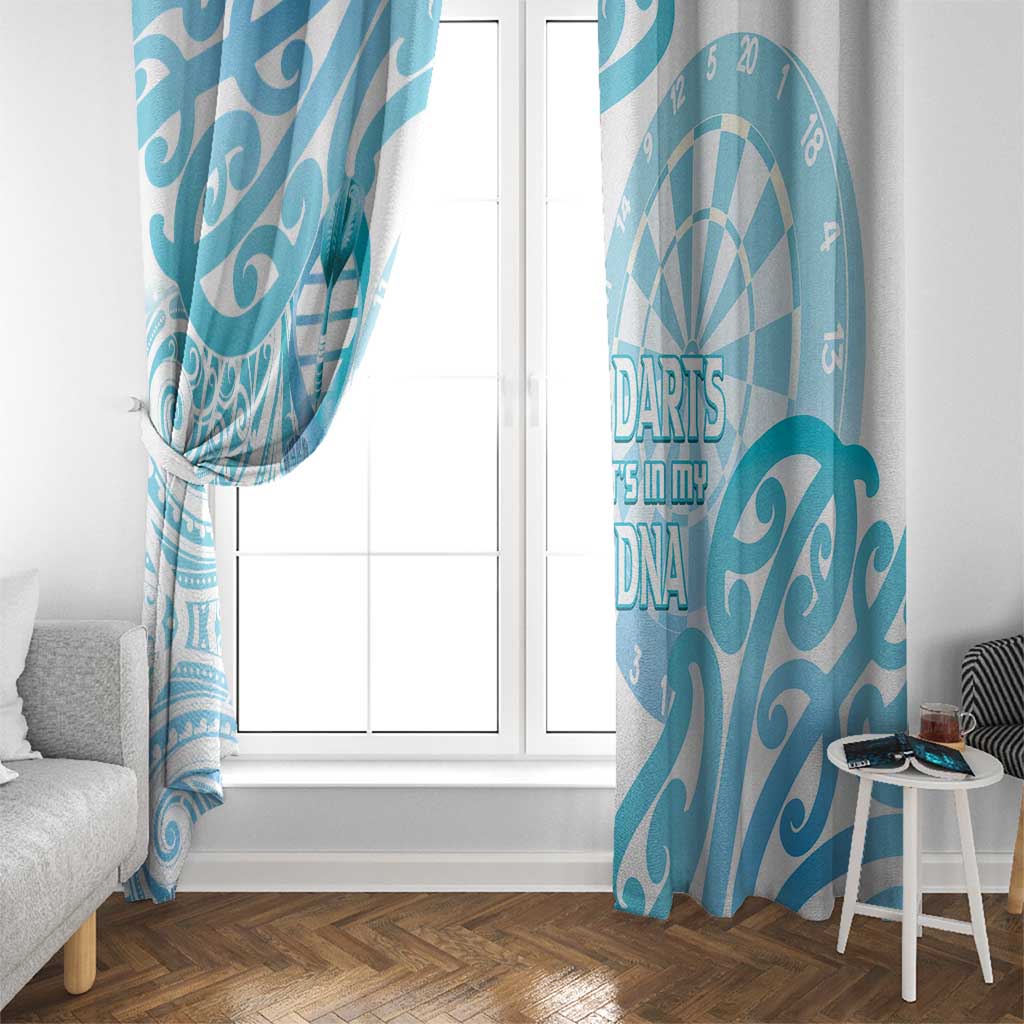 New Zealand Darts Window Curtain Aotearoa Maori Its In My DNA White - Aussie Hoodie