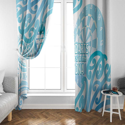 New Zealand Darts Window Curtain Aotearoa Maori Its In My DNA White - Aussie Hoodie