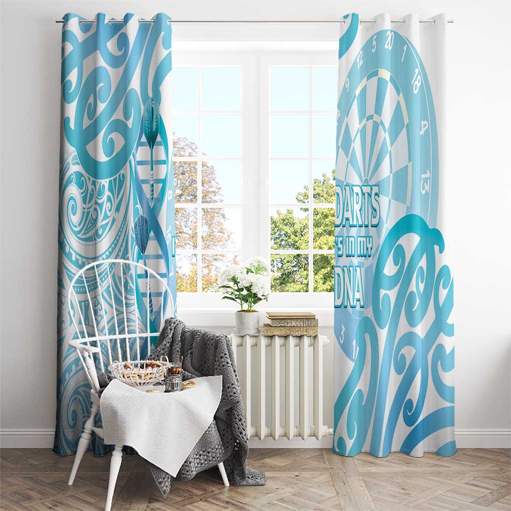 New Zealand Darts Window Curtain Aotearoa Maori Its In My DNA White - Aussie Hoodie