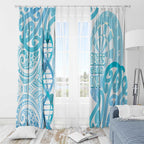 New Zealand Darts Window Curtain Aotearoa Maori Its In My DNA White - Aussie Hoodie