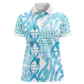 Personalised New Zealand Darts Women Polo Shirt Aotearoa Maori Its In My DNA White - Aussie Hoodie
