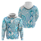 Personalised New Zealand Darts Zip Hoodie Aotearoa Maori Its In My DNA White - Aussie Hoodie