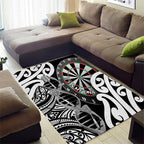 New Zealand Darts Area Rug Aotearoa Maori Its In My DNA Black - Aussie Hoodie