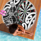 New Zealand Darts Beach Blanket Aotearoa Maori Its In My DNA Black - Aussie Hoodie