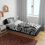 New Zealand Darts Bedding Set Aotearoa Maori Its In My DNA Black - Aussie Hoodie